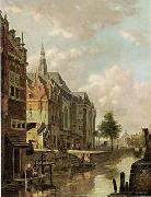 unknow artist European city landscape, street landsacpe, construction, frontstore, building and architecture. 123 USA oil painting reproduction